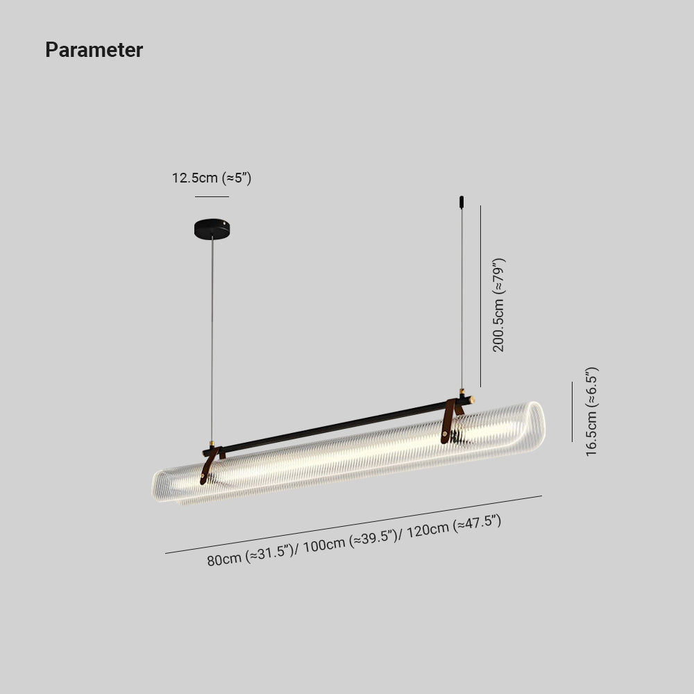 Cukevon Pendant Light Linear Modern, /Metal, Black/Gold, Study