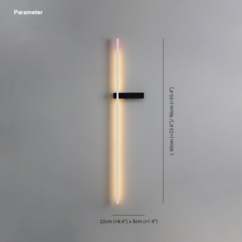 Makevam Minimalist Linear Wall Lamp Multi-Color Linear