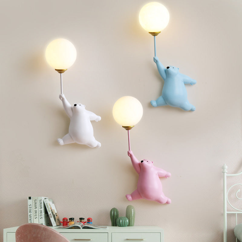 Dio Bear Balloon Wall Reading Lamp-Relic Pieces