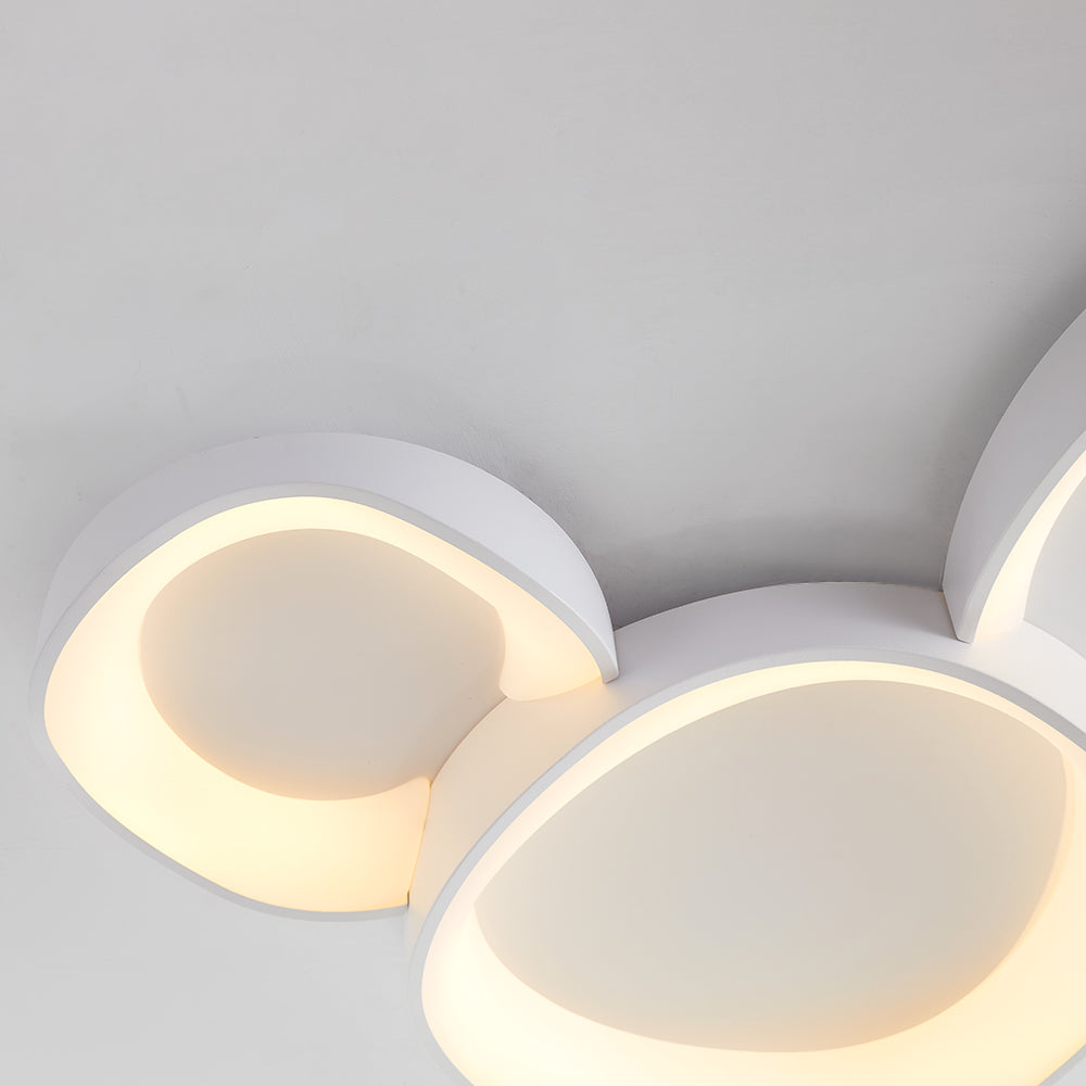 Rimopel Modern Wave Flush Mount Ceiling Light