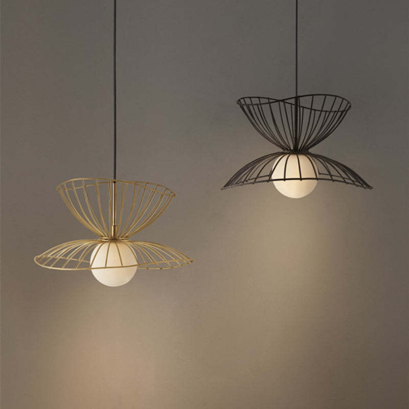 Zusanit Pendant Light Modern, Metal, Gold/Black, Kitchen Island