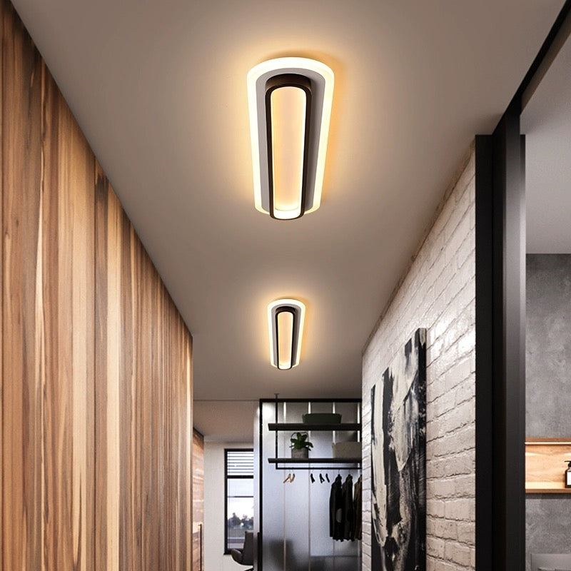Lenatut Modern Linear Metal/ Ceiling Light