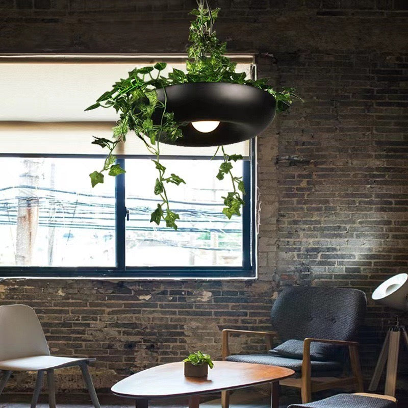 Viratak Modern Metal Lacquer Round Pendant Light