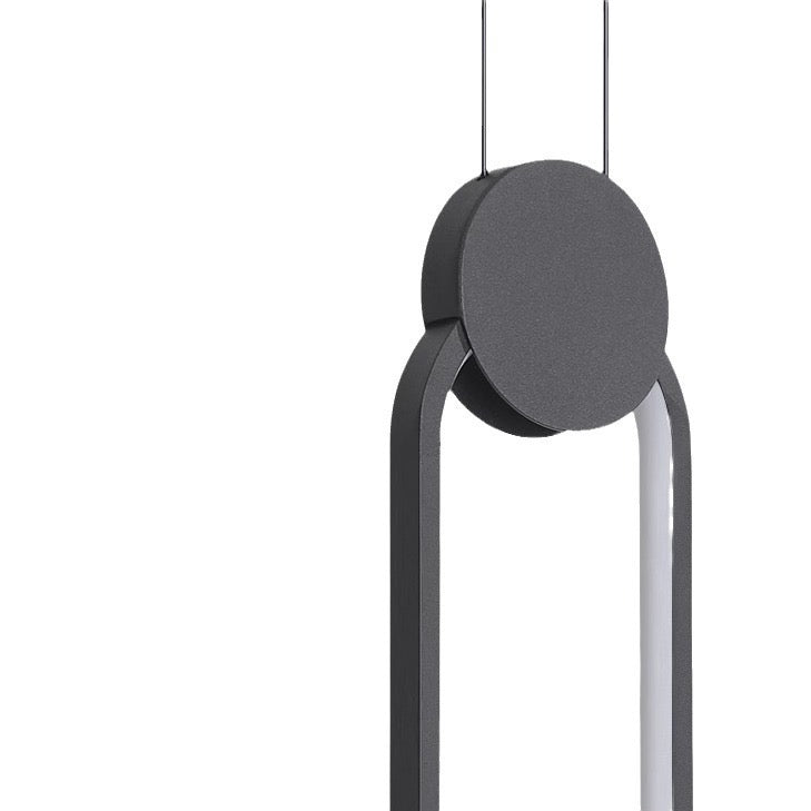Kori Modern LED Pendant Light Black/White Living Room-Relic Pieces