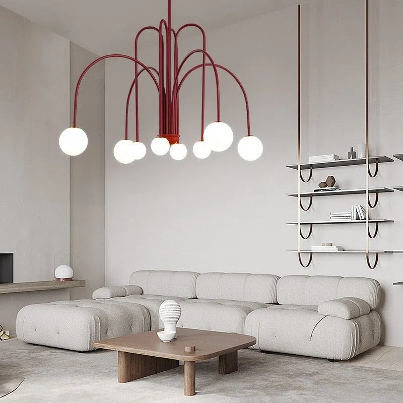 Arvyn Pendant Light Double Layer Glass Bubble-Relic Pieces