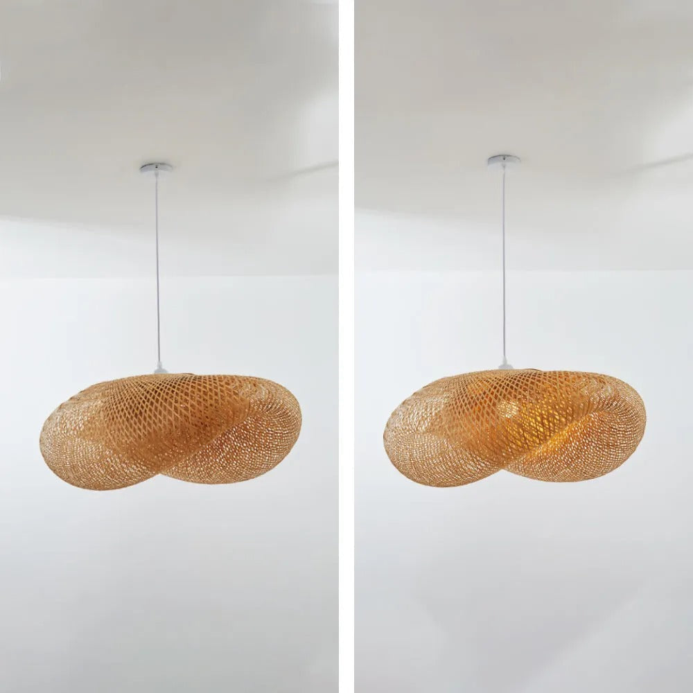 Veltrix Pendant Light Natural Kitchen Island Bamboo-Relic Pieces
