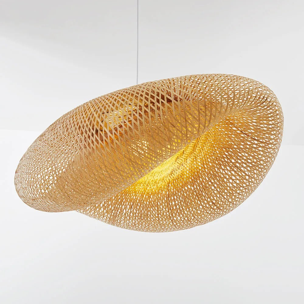 Veltrix Pendant Light Natural Kitchen Island Bamboo-Relic Pieces