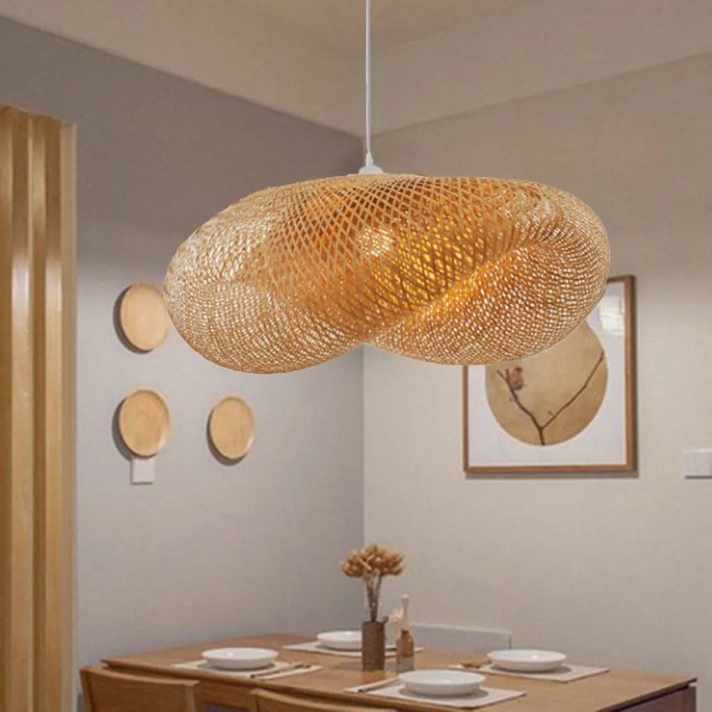 Veltrix Pendant Light Natural Kitchen Island Bamboo-Relic Pieces