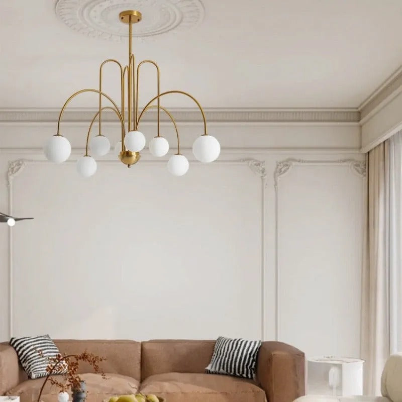 Arvyn Pendant Light Double Layer Glass Bubble-Relic Pieces