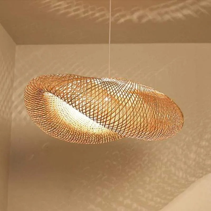 Veltrix Pendant Light Natural Kitchen Island Bamboo-Relic Pieces