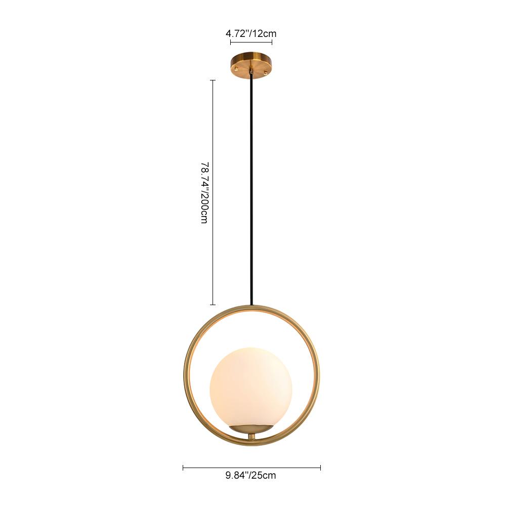Qvistuva Modern Globe Pendant Light-Relic Pieces