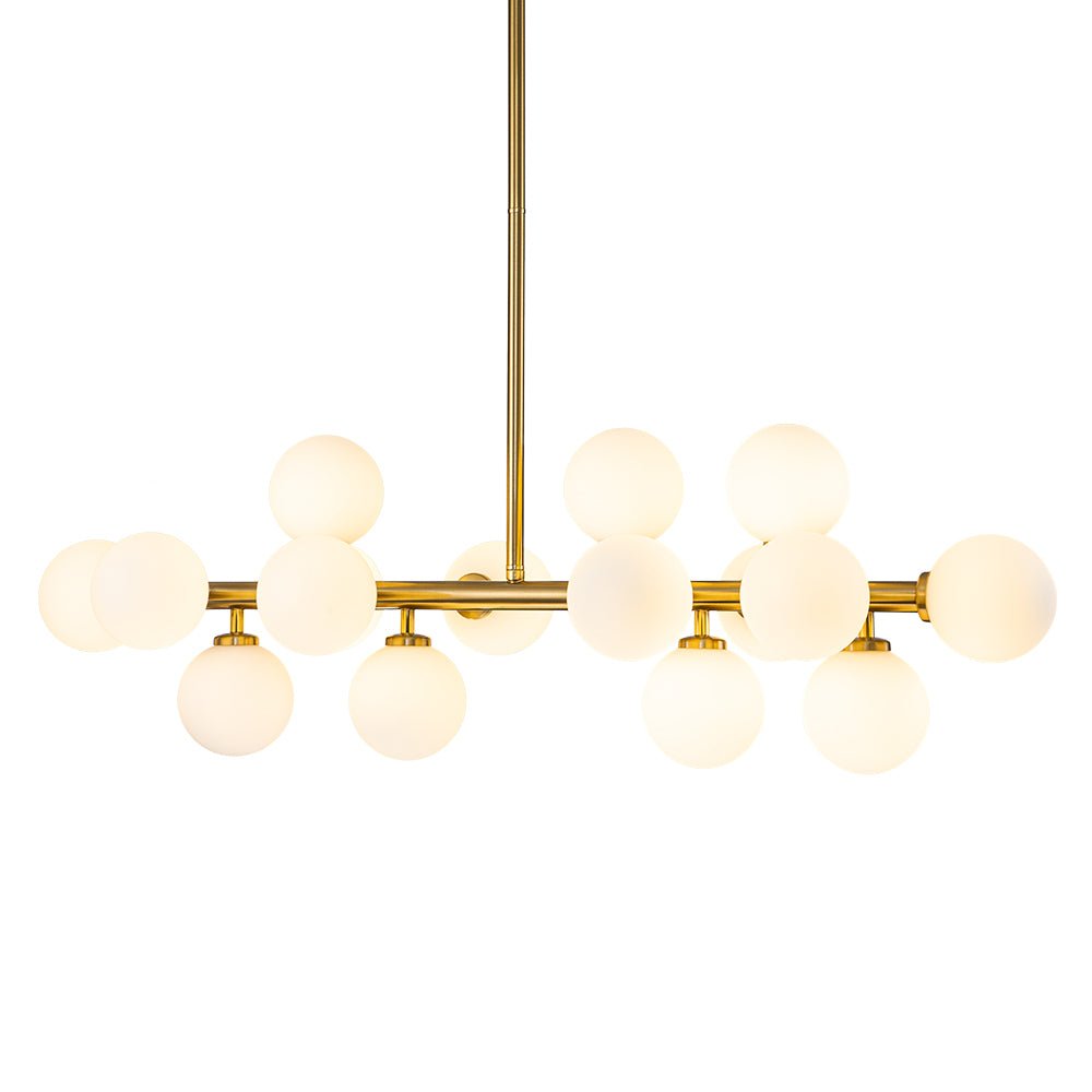 Iris Modern Linear Glass Chandelier-Relic Pieces