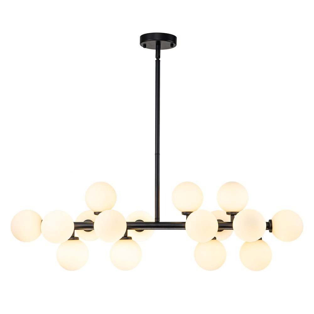 Iris Modern Linear Glass Chandelier-Relic Pieces
