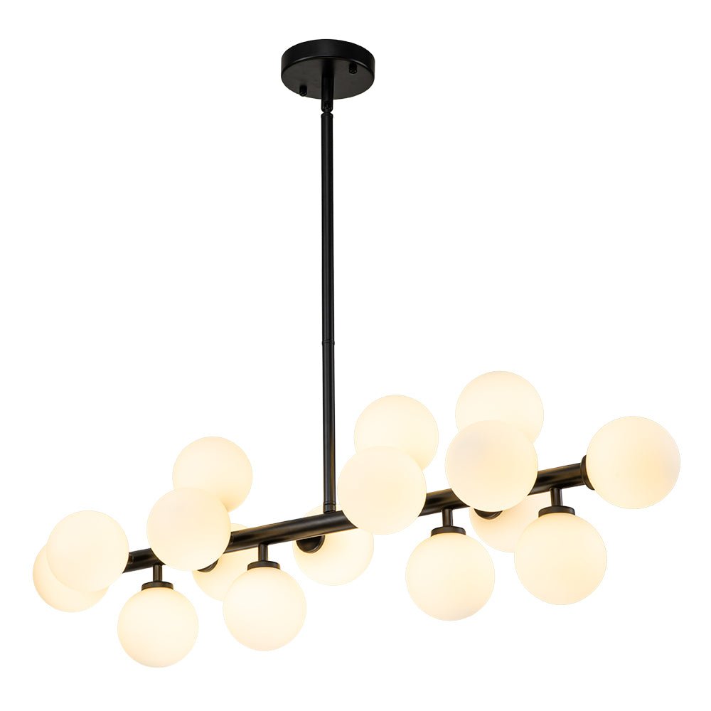 Iris Modern Linear Glass Chandelier-Relic Pieces
