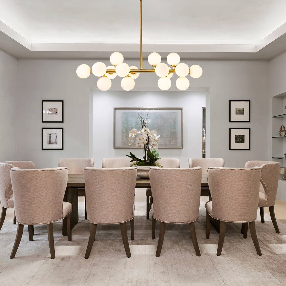 Iris Modern Linear Glass Chandelier-Relic Pieces
