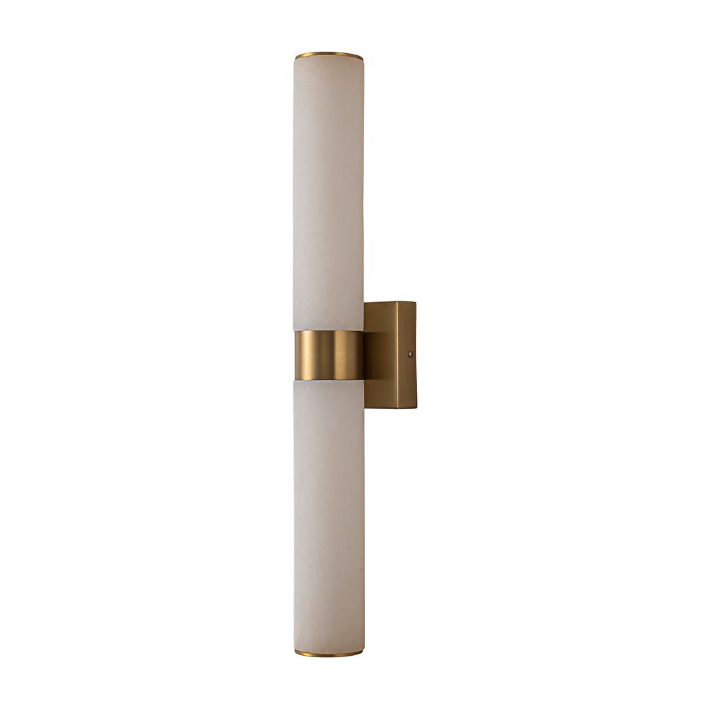 Glitre LED Linear Alabaster Bathroom Wall Sconce-Relic Pieces