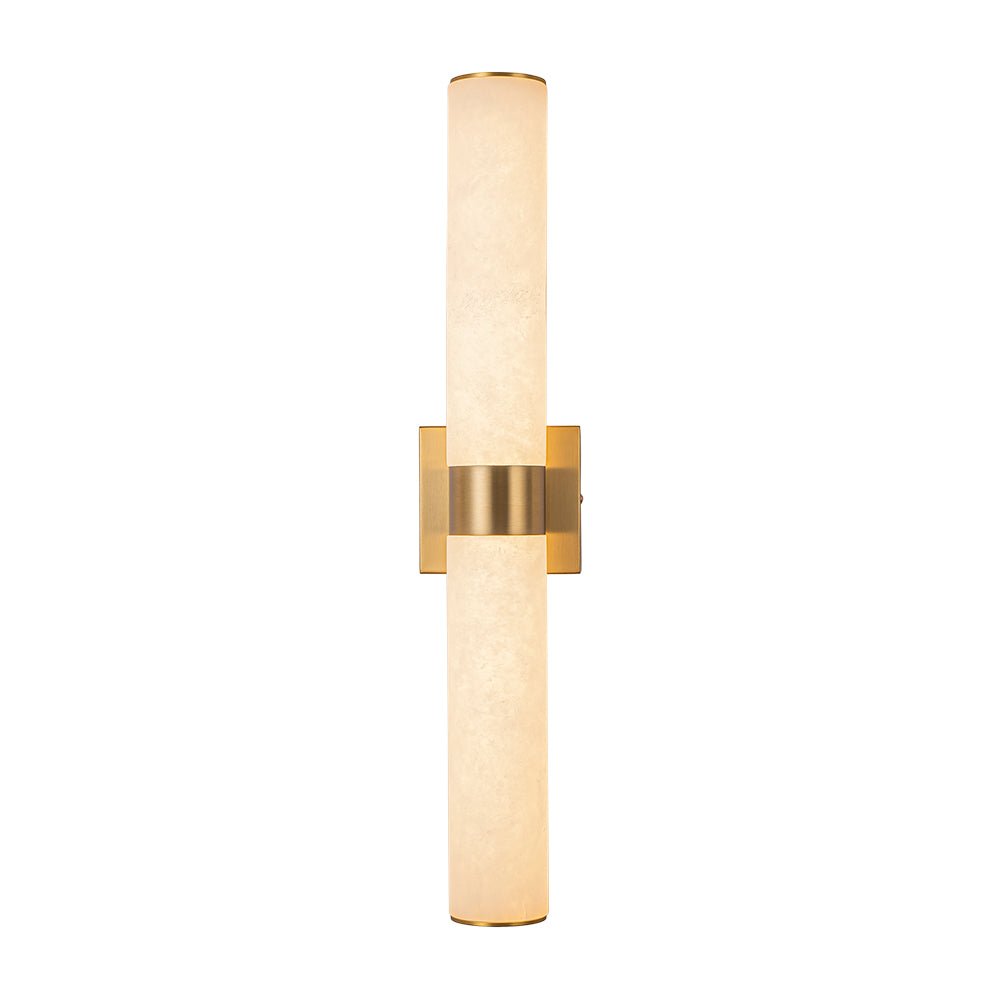 Glitre LED Linear Alabaster Bathroom Wall Sconce-Relic Pieces