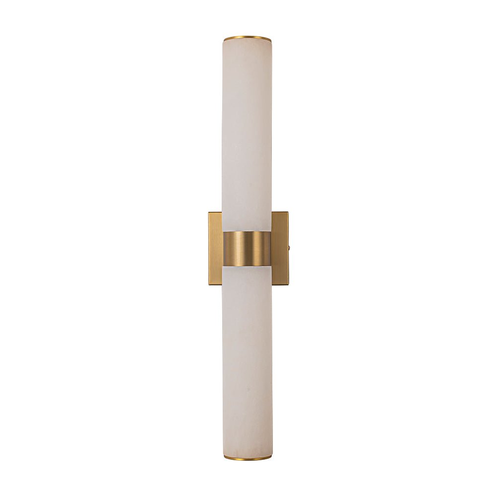 Glitre LED Linear Alabaster Bathroom Wall Sconce-Relic Pieces