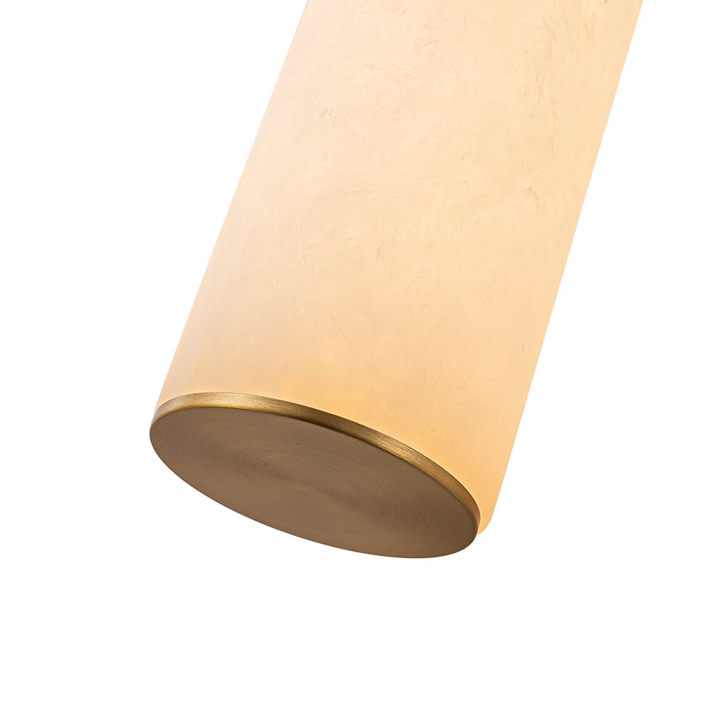 Glitre LED Linear Alabaster Bathroom Wall Sconce-Relic Pieces