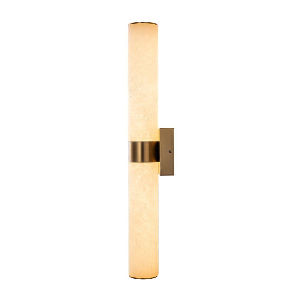 Glitre LED Linear Alabaster Bathroom Wall Sconce-Relic Pieces