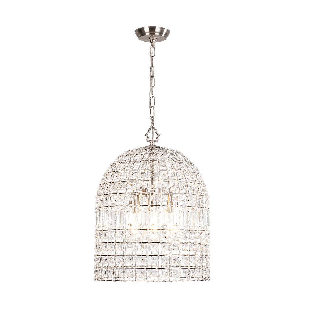 Elvora Antique Brass Crystal Chandelier-Relic Pieces