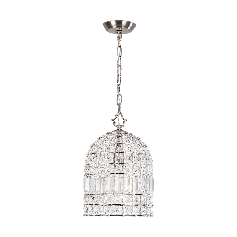 Elvora Antique Brass Crystal Chandelier-Relic Pieces