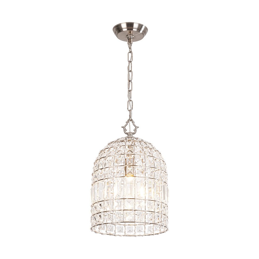 Elvora Antique Brass Crystal Chandelier-Relic Pieces