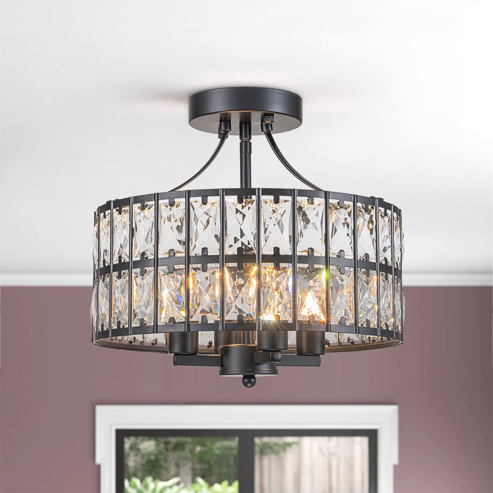 Nordunix Modern Glam Crystal Ceiling Light-Relic Pieces