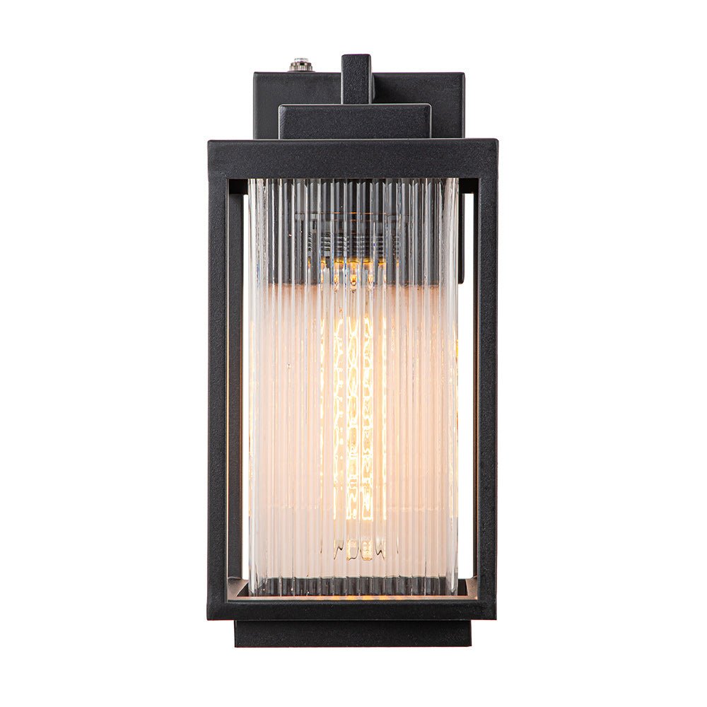 Vireon Outdoor Modern Glass Wall Lantern-Relic Pieces