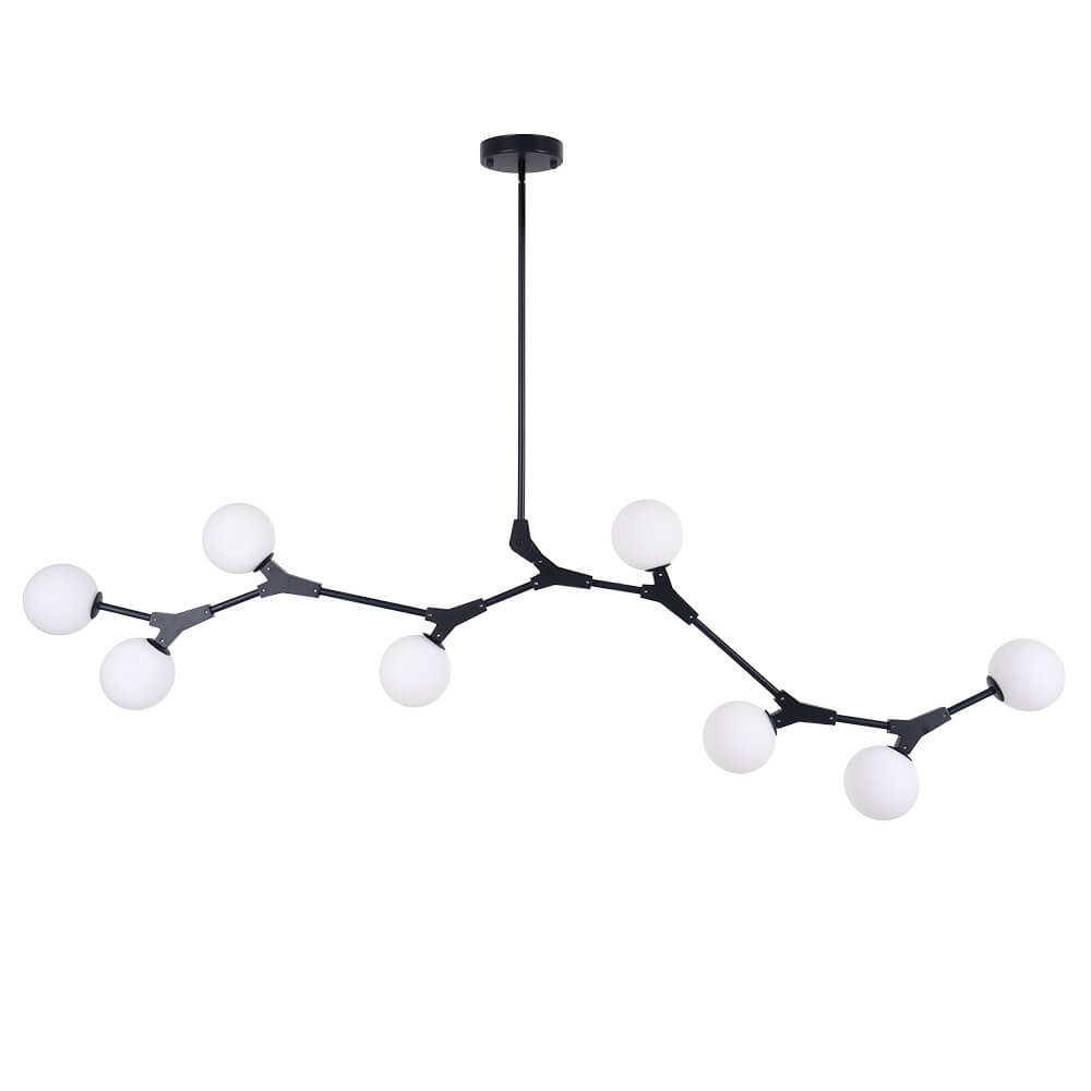 Nivero Linear Bubble Glass Chandelier-Relic Pieces