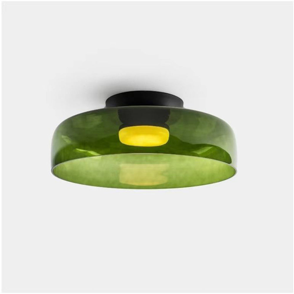 Rugogalu Modern Simple Creative Glass Flush Mount Ceiling Light