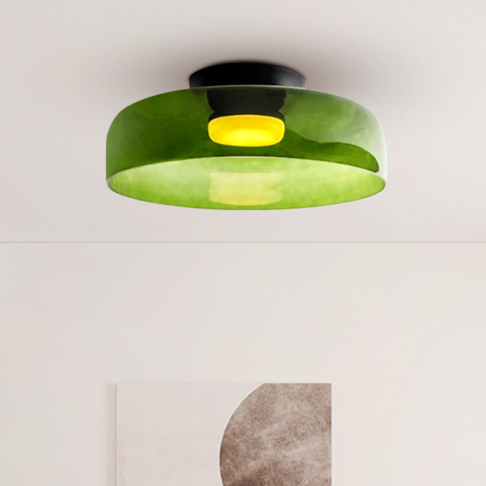 Rugogalu Modern Simple Creative Glass Flush Mount Ceiling Light