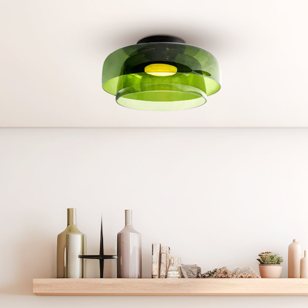 Rugogalu Modern Simple Creative Glass Flush Mount Ceiling Light