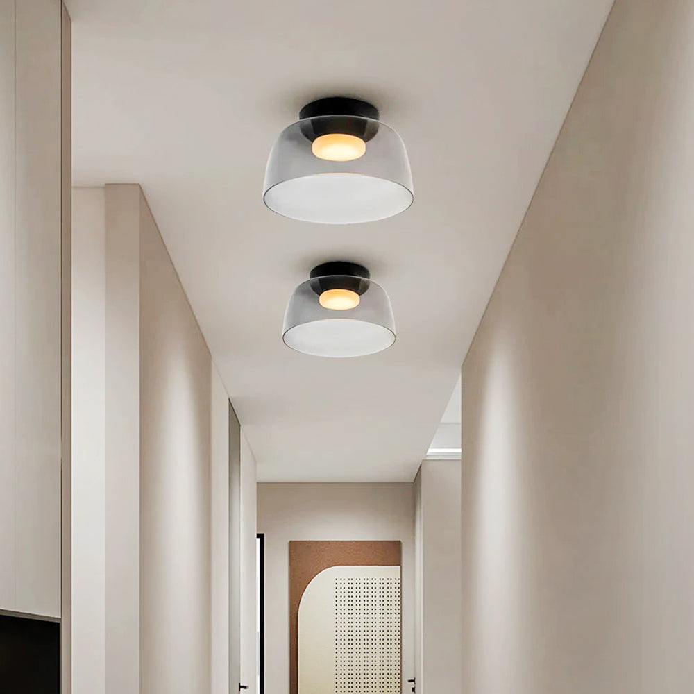 Rugogalu Modern Simple Creative Glass Flush Mount Ceiling Light