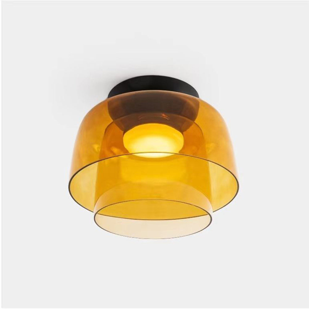 Rugogalu Modern Simple Creative Glass Flush Mount Ceiling Light