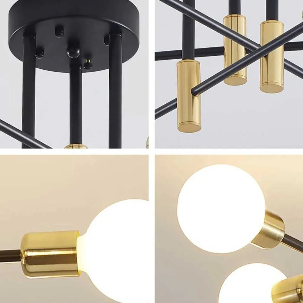 Bori Retro Satellite Shape Ceiling Light-Relic Pieces