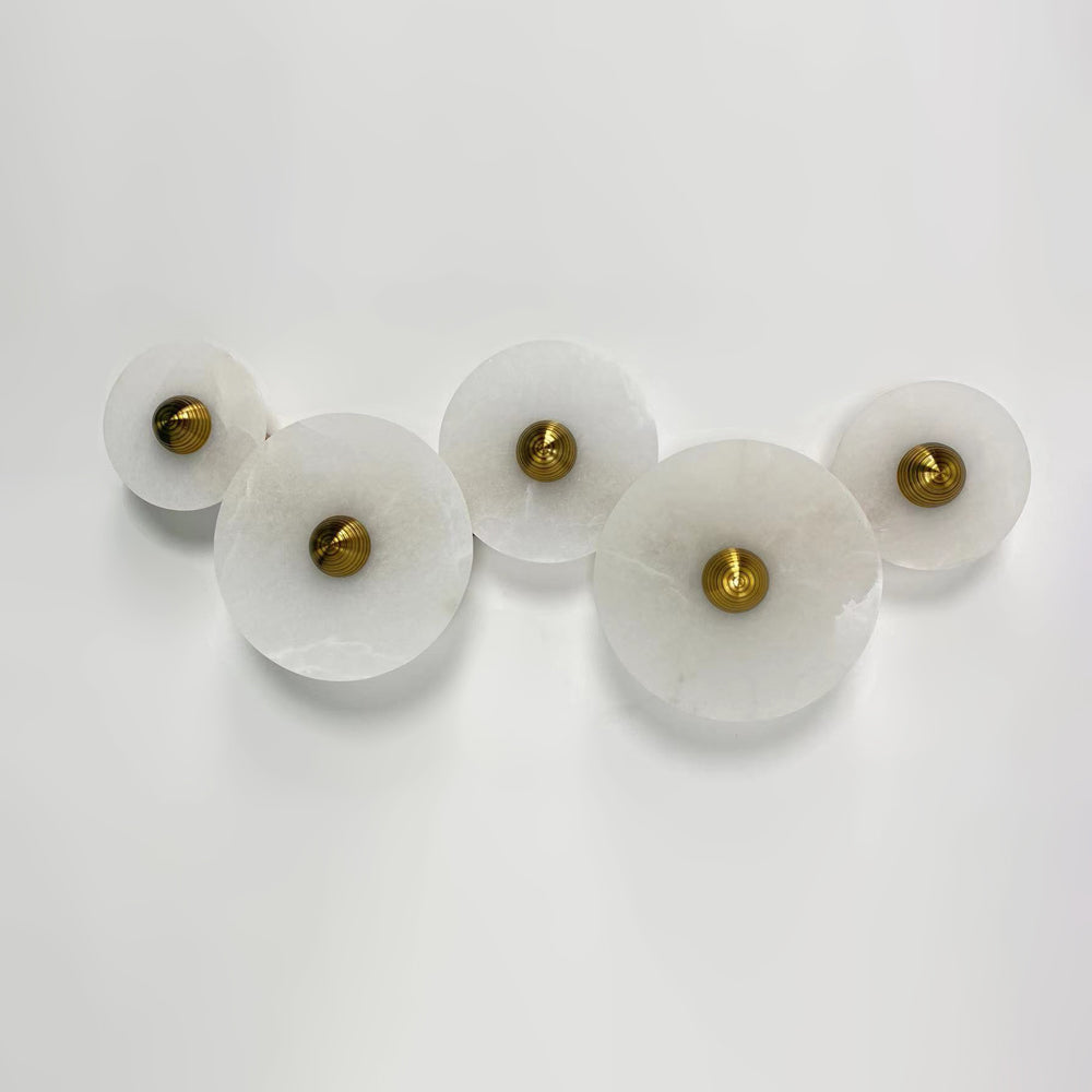 Zapupil Alabaster Combination Wall Lamp