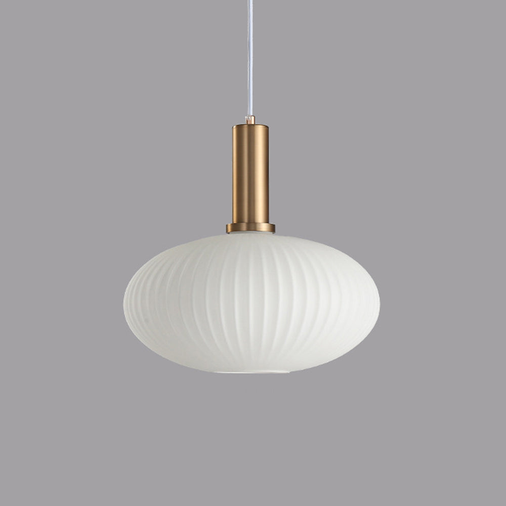Simakur Morden Bubble Glass Pendant Light, White, Bedroom