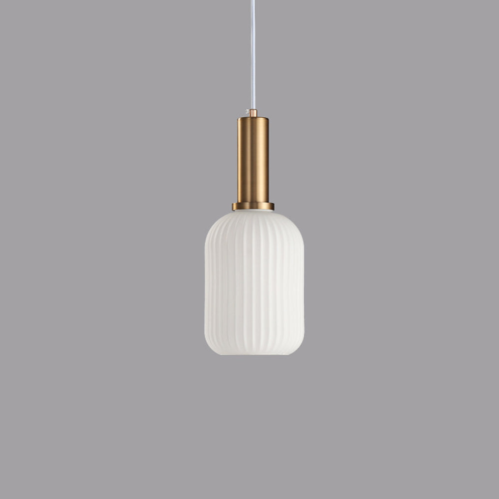 Simakur Morden Bubble Glass Pendant Light, White, Bedroom
