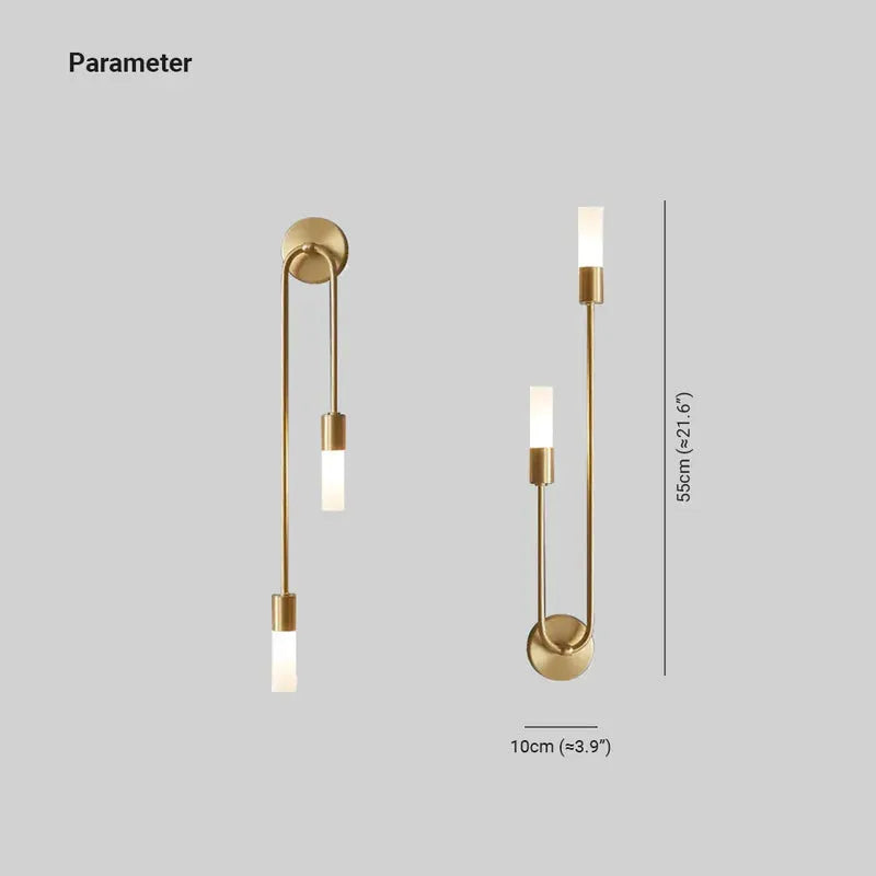 Nexor Modern Wall Sconce for Bedeside Gold 2 PCS-Relic Pieces
